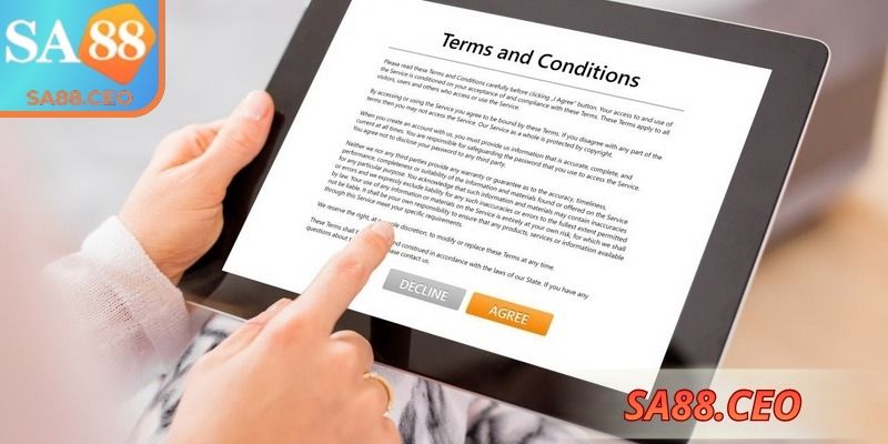 Điều Khoản Sử Dụng 1 Khám phá mục đích cơ bản của điều khoản sử dụng SA88