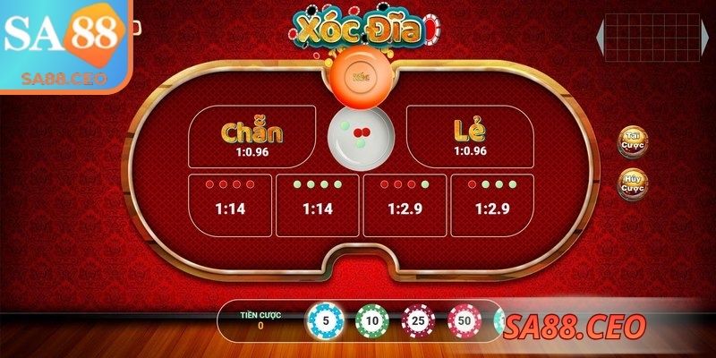 Trải nghiệm không gian casino hiện đại tại xóc đĩa SA88
